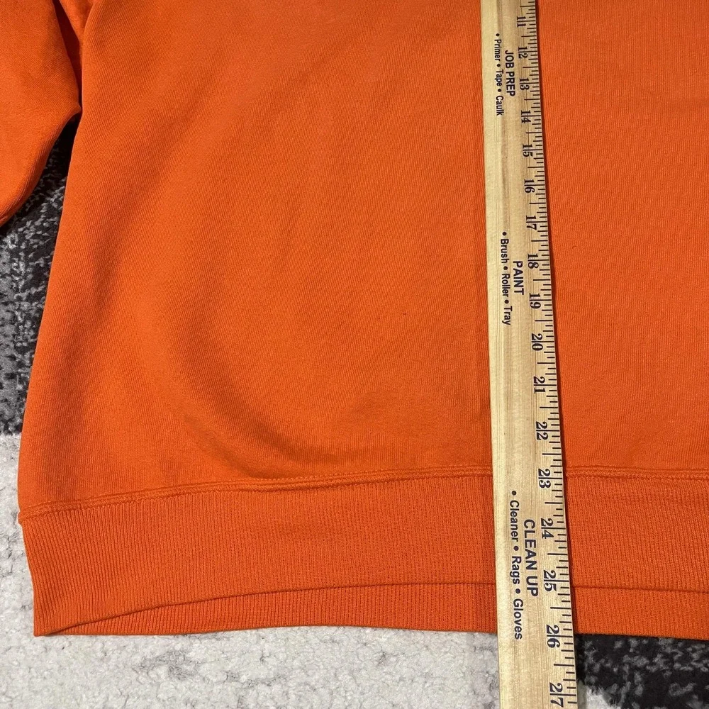 Bowling Green University Sweater Men XL Orange Russell Athletic NCAA Box Fit USA